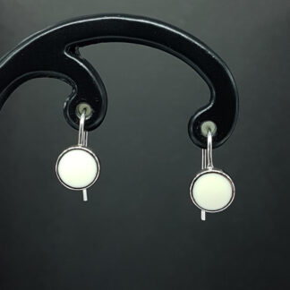 Hook Enamel - sølv/hvid
