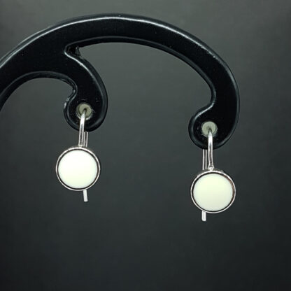 Hook Enamel - sølv/hvid