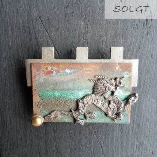 Recycle broche "Dragen"