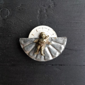Recycle broche "Engleklang"