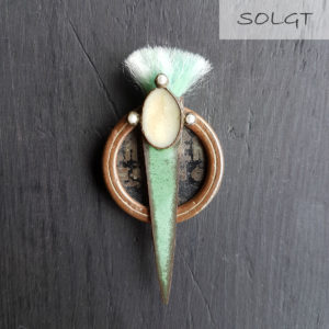 Recycle broche "Skjold"