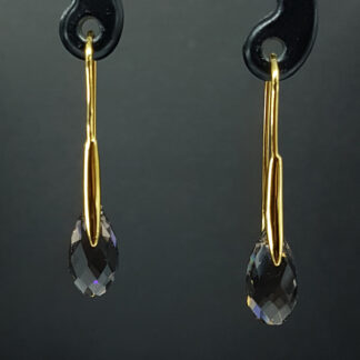 Crystal Grace - røgfarvet Swarovski krystal