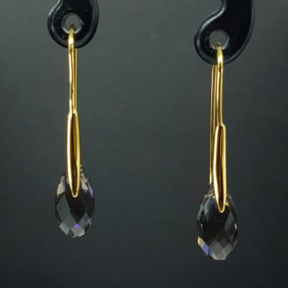 Crystal Grace - røgfarvet Swarovski krystal