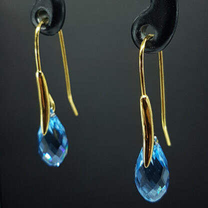 Crystal Grace - lyseblå Swarovski krystal - Billede 2