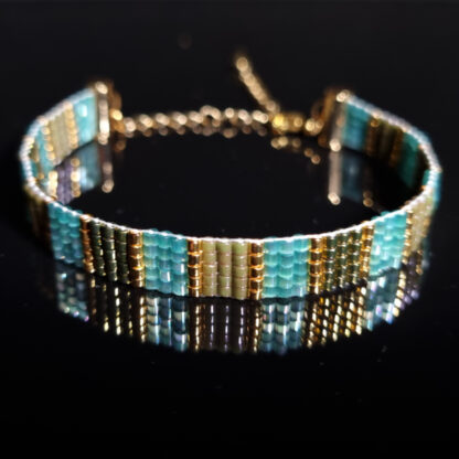 Delica armbånd "Dacar Stripes"