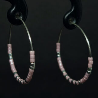 Hoop Delica #2 - lys rosa