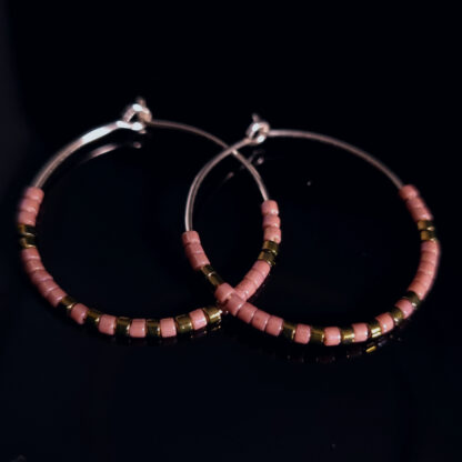 Hoop Delica #4 - gammelrosa - Billede 2